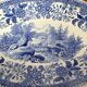 Set of 2 Villeroy and Boch Burgenland blue serving dishes.