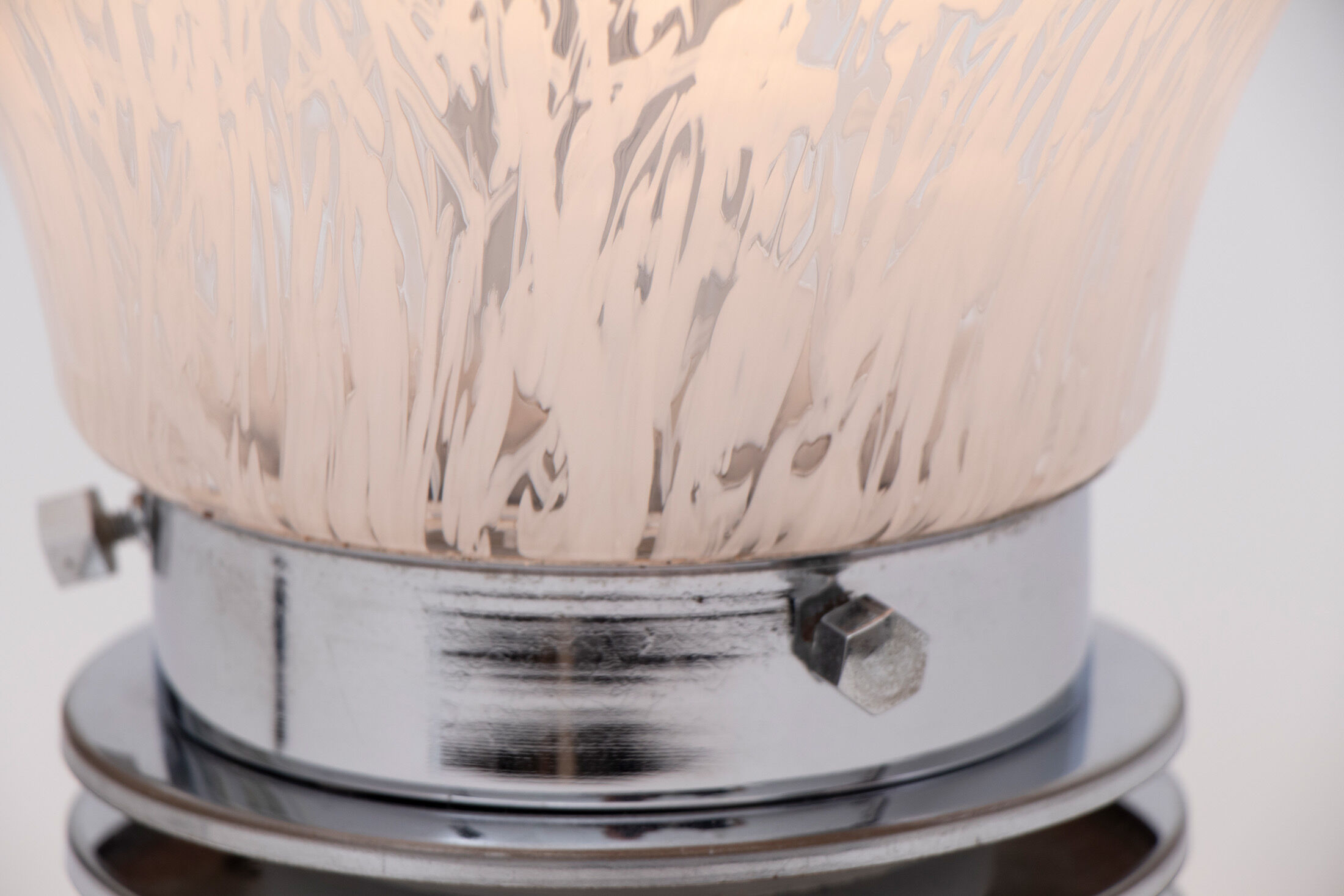 Midcentury Murano Glass Light Bulb Lamp