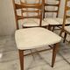 4 beech chairs, 1960s