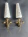 Pair of Art Deco wall sconces from the 1960s.