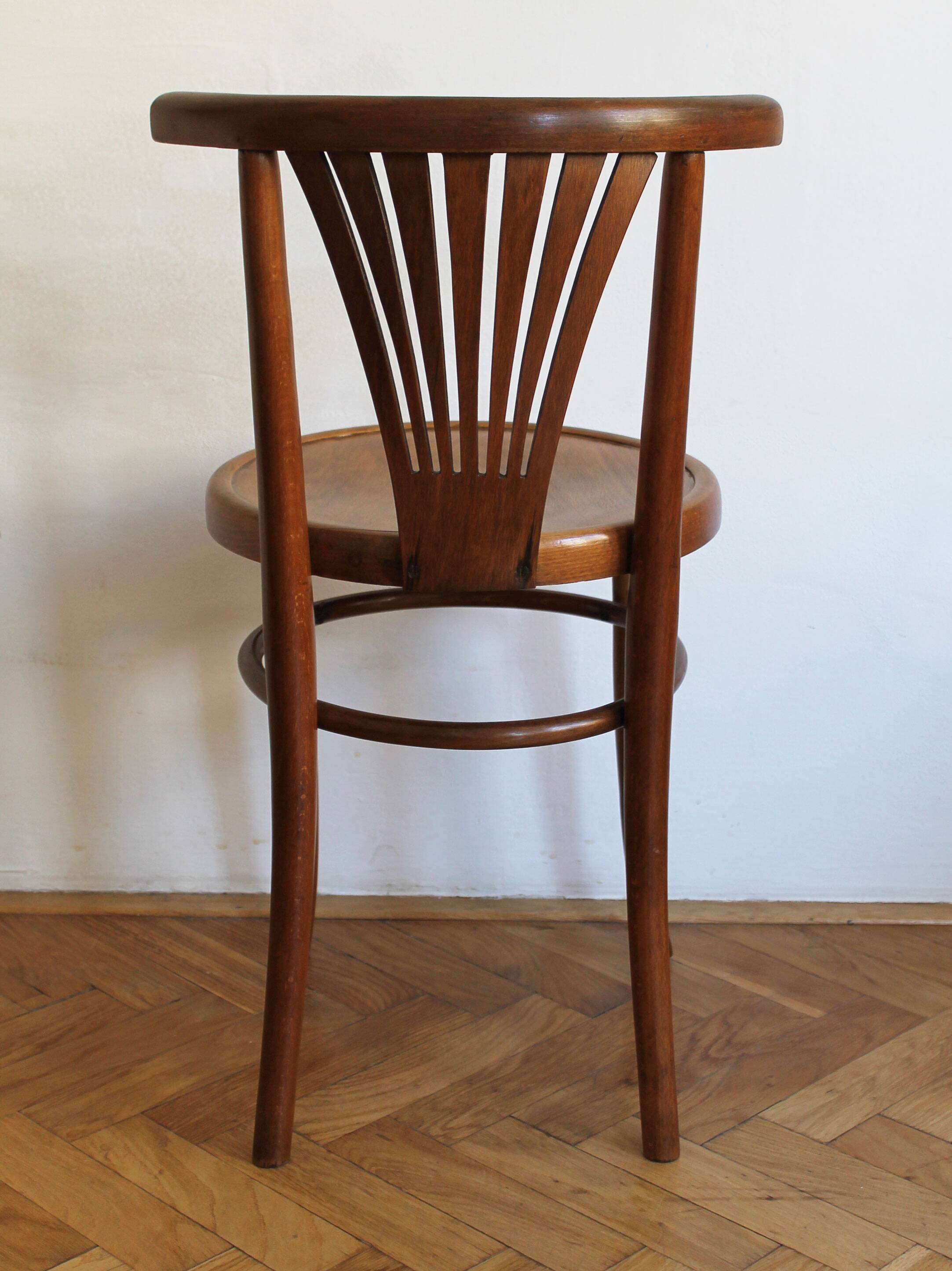 Pair of 1920's dining chairs by Ungvar