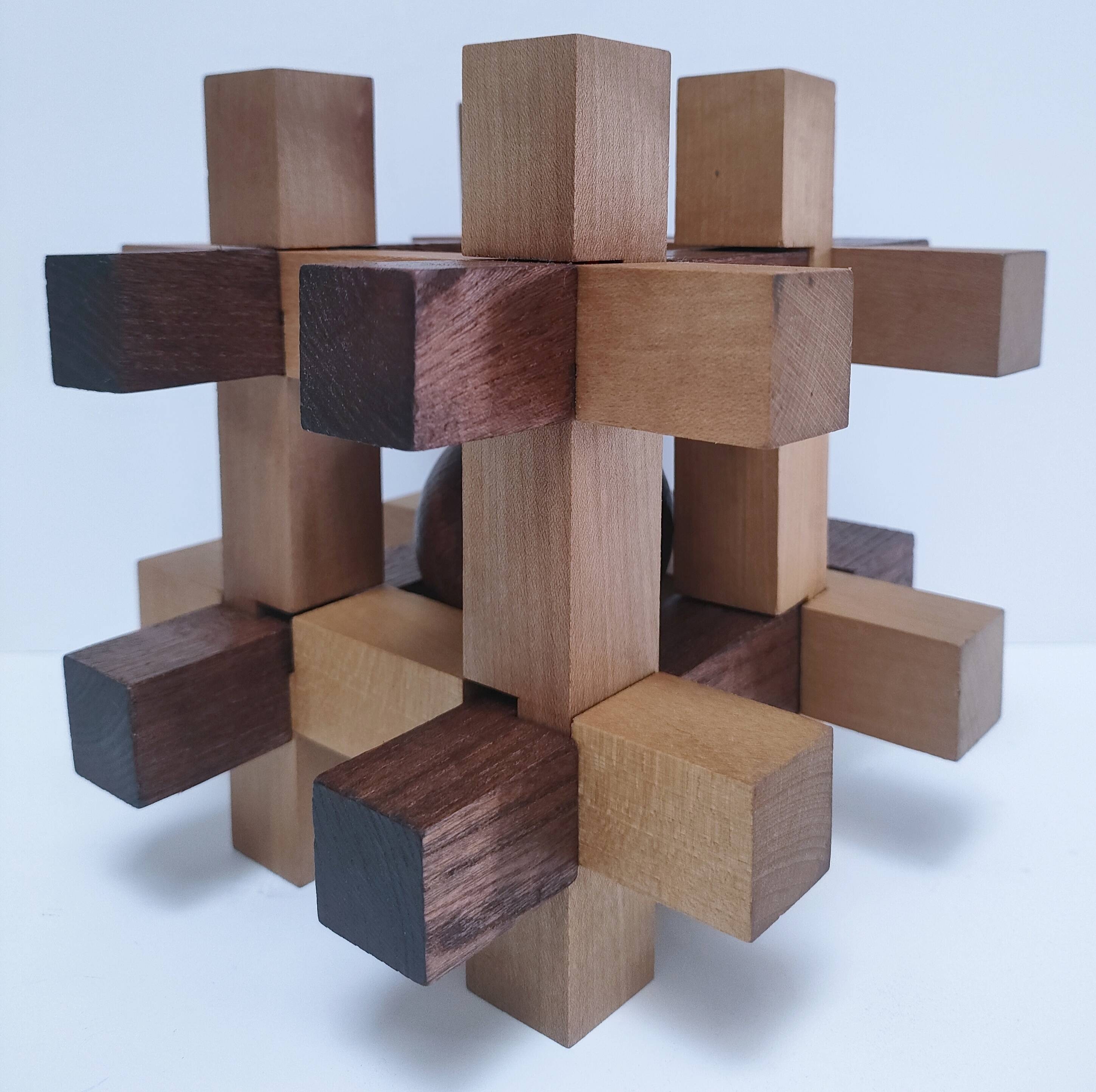 XL wooden puzzle from the 80s