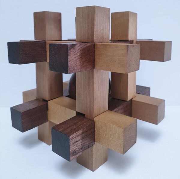 Casse-tête bois XL années 80