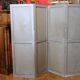 Early 20th Century French Tempera on Canvas Folding Screen with Seascape View