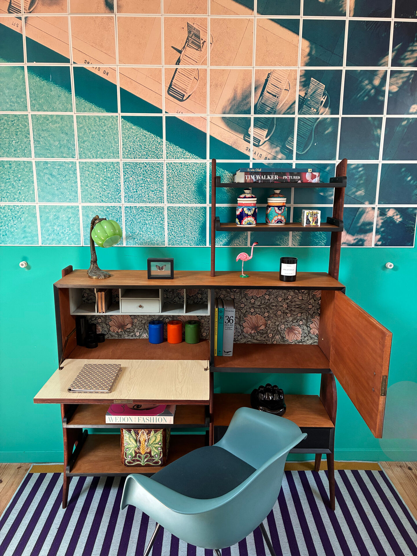 Vintage Scandinavian Library