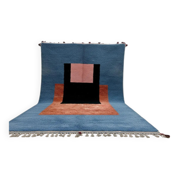 Tapis berbère en laine naturelle 3x2 m