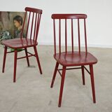 Paire de chaises style scandinave Stol Kamnik, ex Yougoslavie