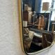 Vintage Mirror With Brass Gold Frame
