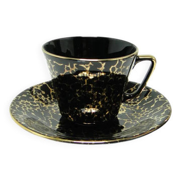 Ira cup and saucer set, mid-century modern, porcelain, Chodzież, Poland, 1970s.