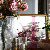 Handcrafted candle holder recycled glass, marly