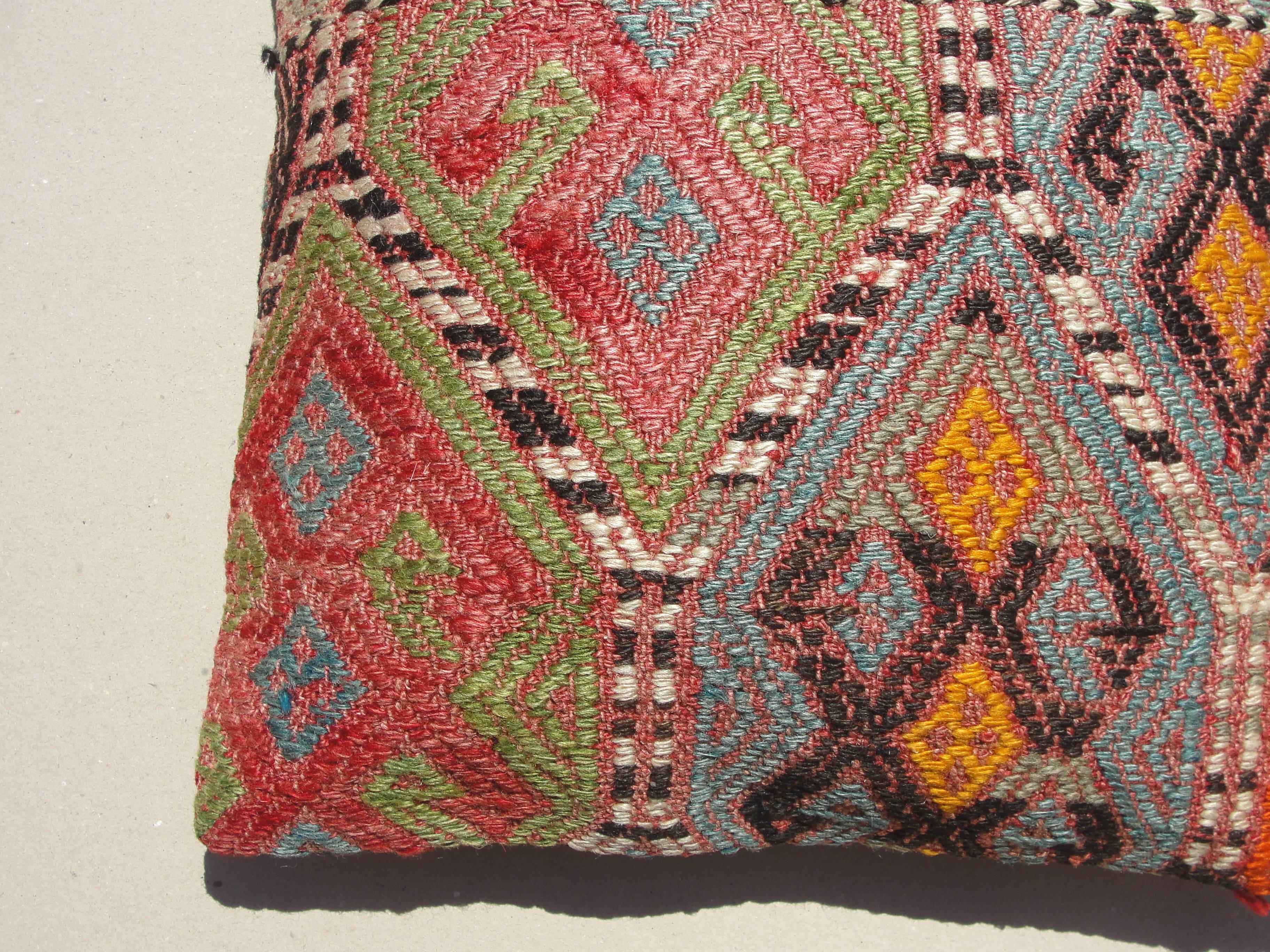 Handmade decorative kilim rug pillow cover cushion case kissen