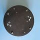 Round glass laminated ceiling light 1960