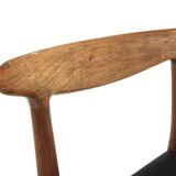 Set of 6 "W2" oak chairs, Hans J. Wegner, Carl Hansen & Søn, 1960s