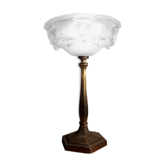 Lampe de table de type calice non signée 1930