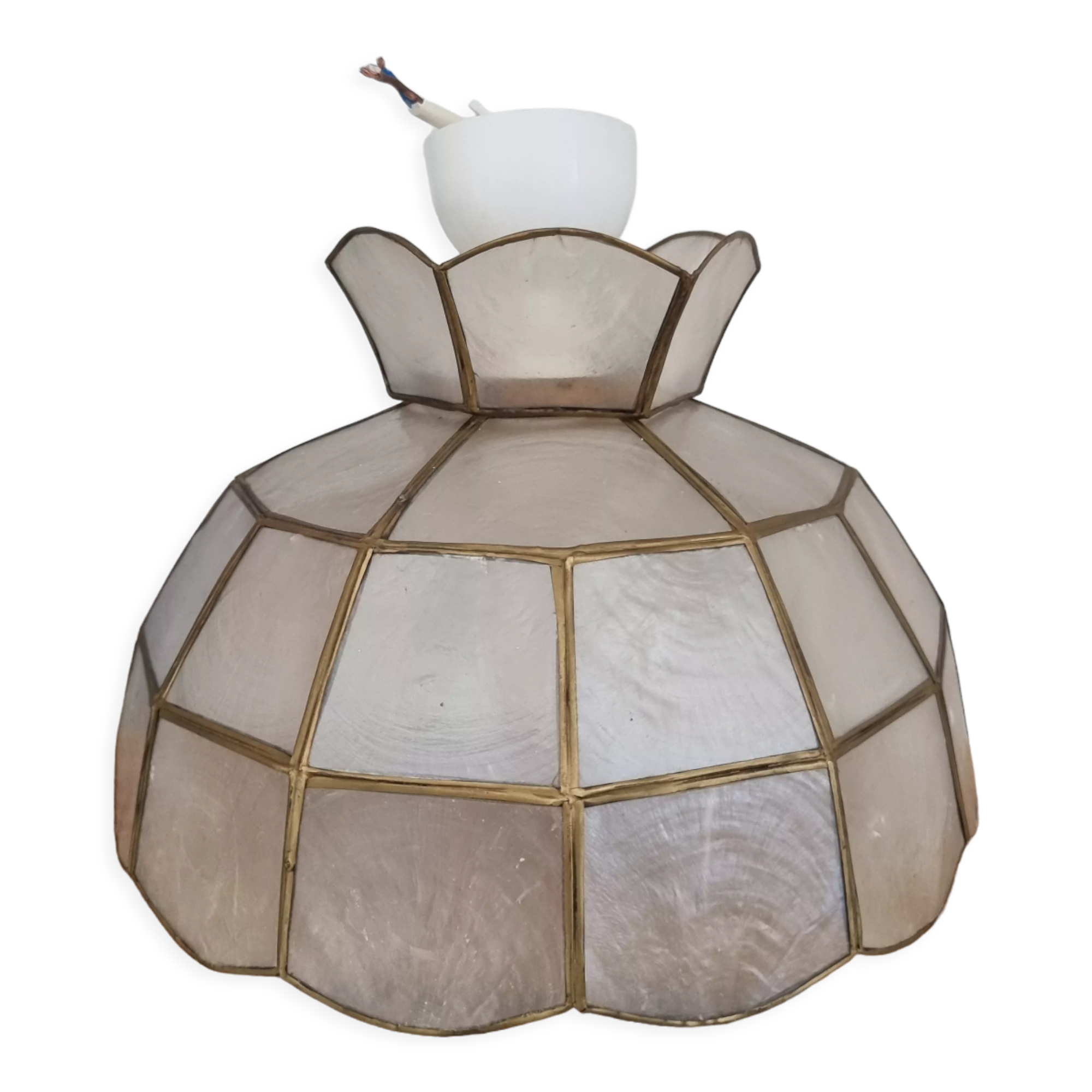 Vintage mother-of-pearl chandelier