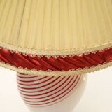 Dino Martens for Aureliano Toso Murano mezza filigrana table lamp from the 1950s