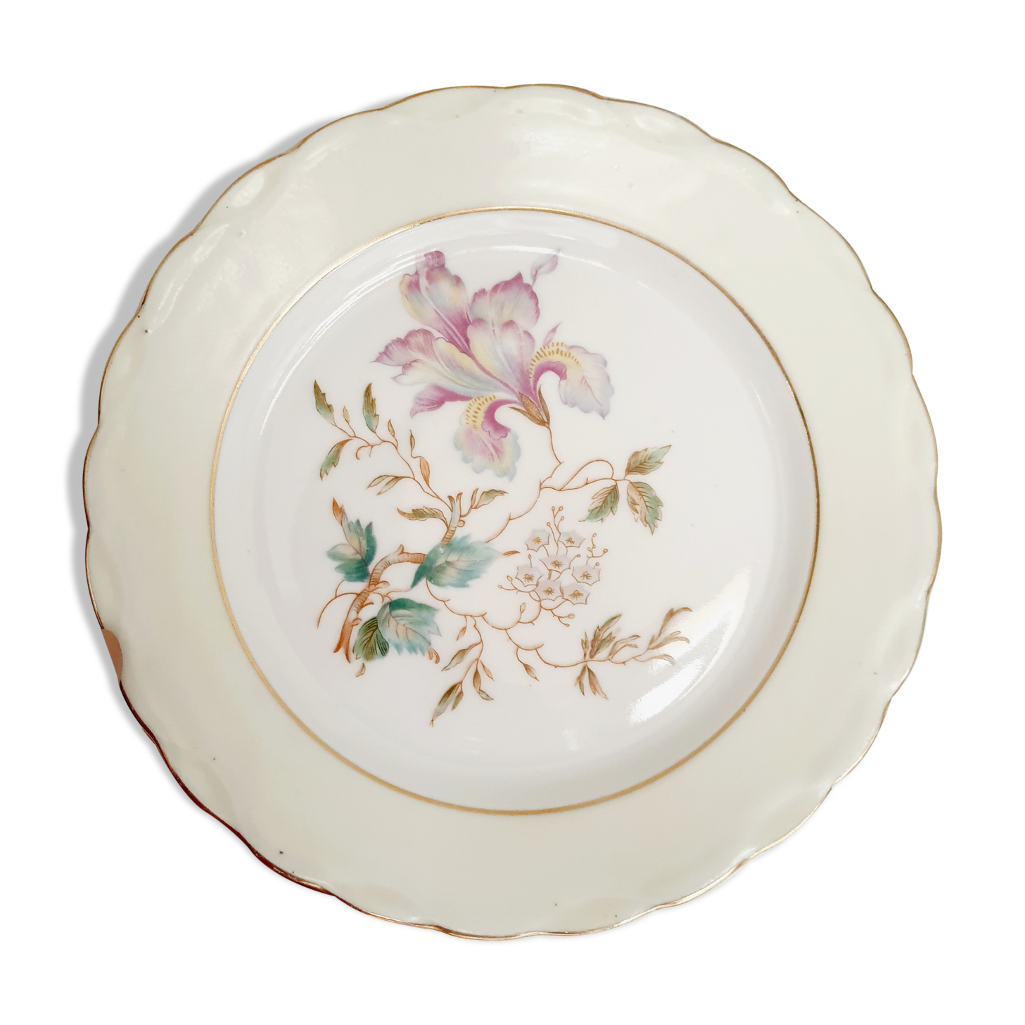 Lot 6 porcelain dessert plates from Limoges