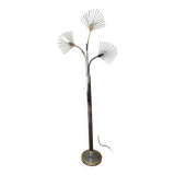 Chrome halogen floor lamp