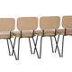 Série de 4 Chaises d'André Simard Airborne 1950