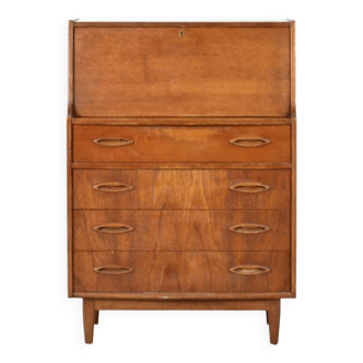 Bureau/armoire vintage en teck de style danois « Jentique » du milieu du si