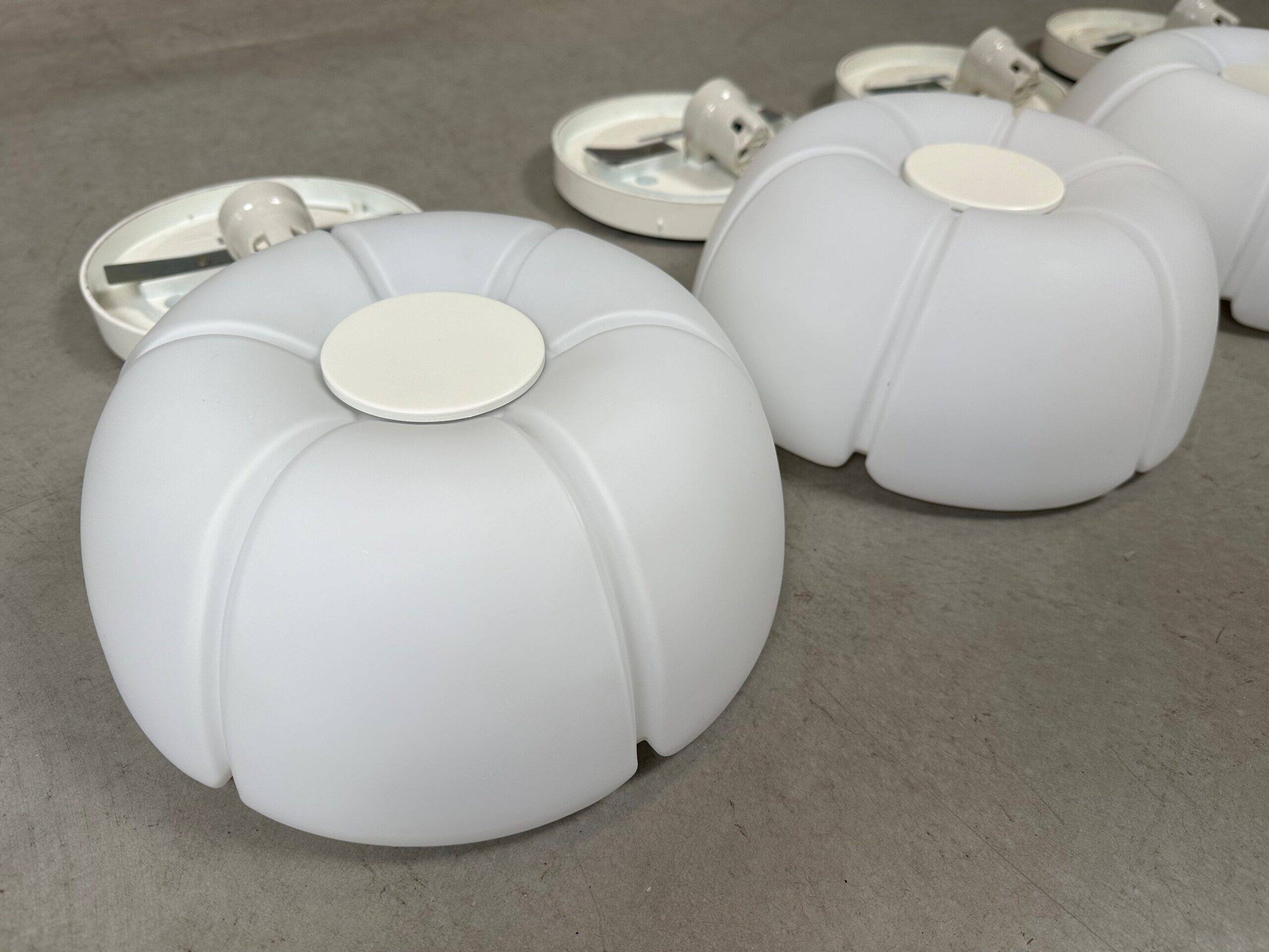 Vintage opaline ceiling lamp – Glashütte Limburg