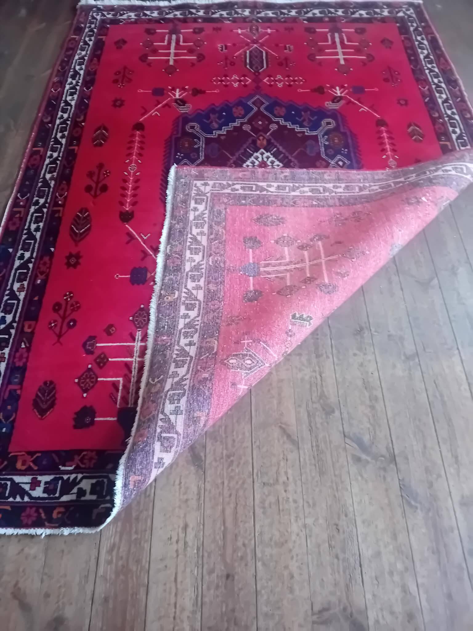 Handmade Persian Hamadan rug 237x169cm