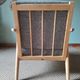 Grey Boomerang armchairs