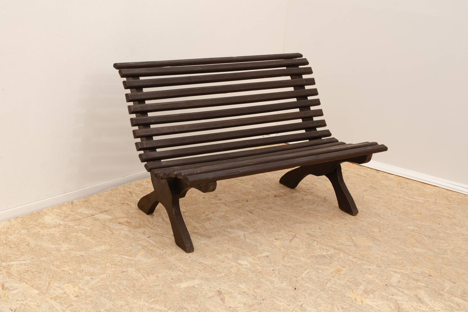 Vintage Garden bench, 1980s, Czechoslovakia