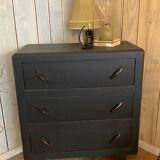 Vintage black dresser