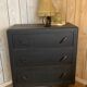 Vintage black dresser