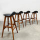 Rare Danish vintage design stools Erik Buch OD 61 Møbler