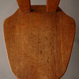 Italian Oak Side Chair, 1950s