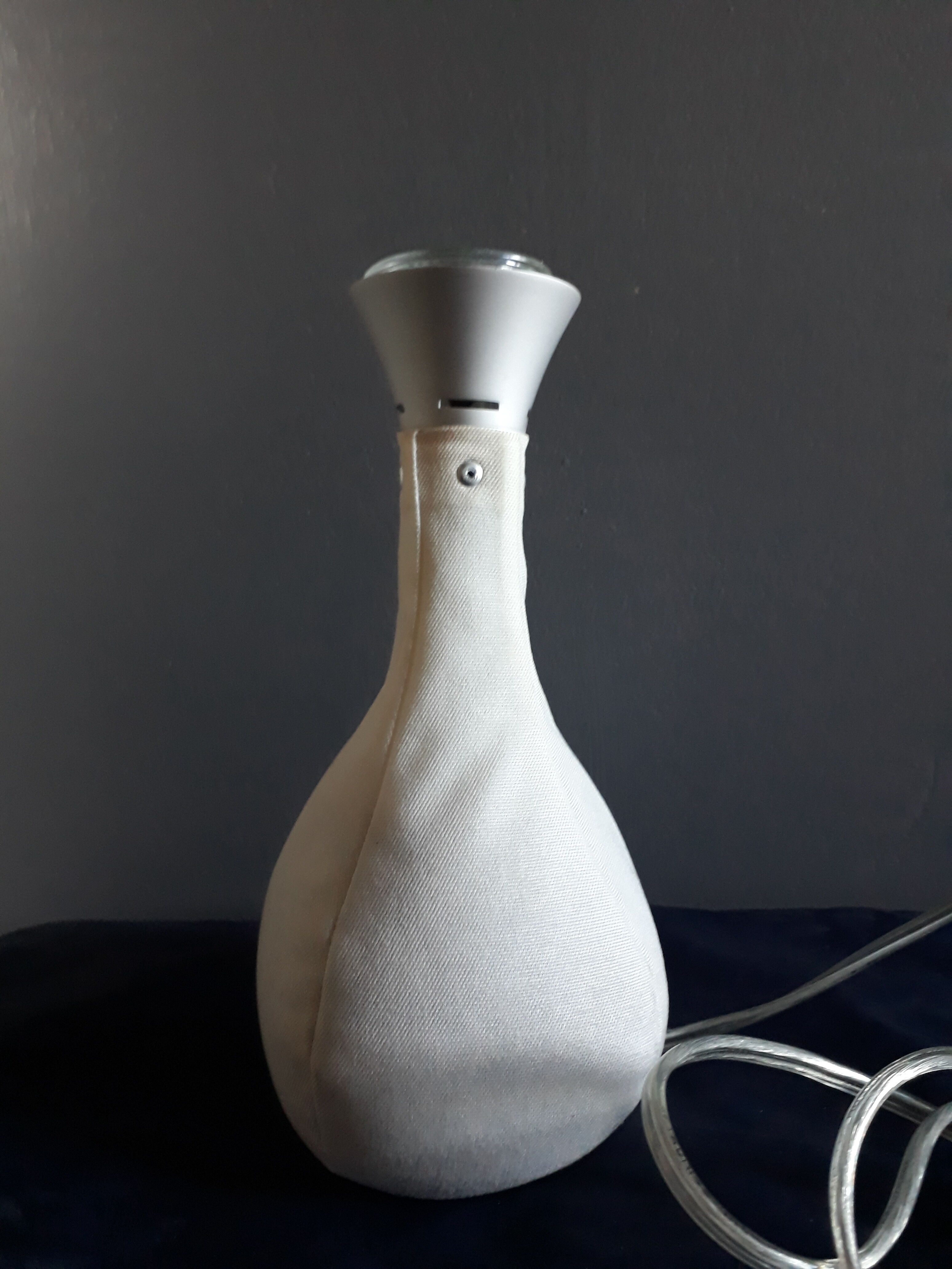 Table lamp Lichtsack "bag of light", futuristic design created by Christopher Born, year 2001