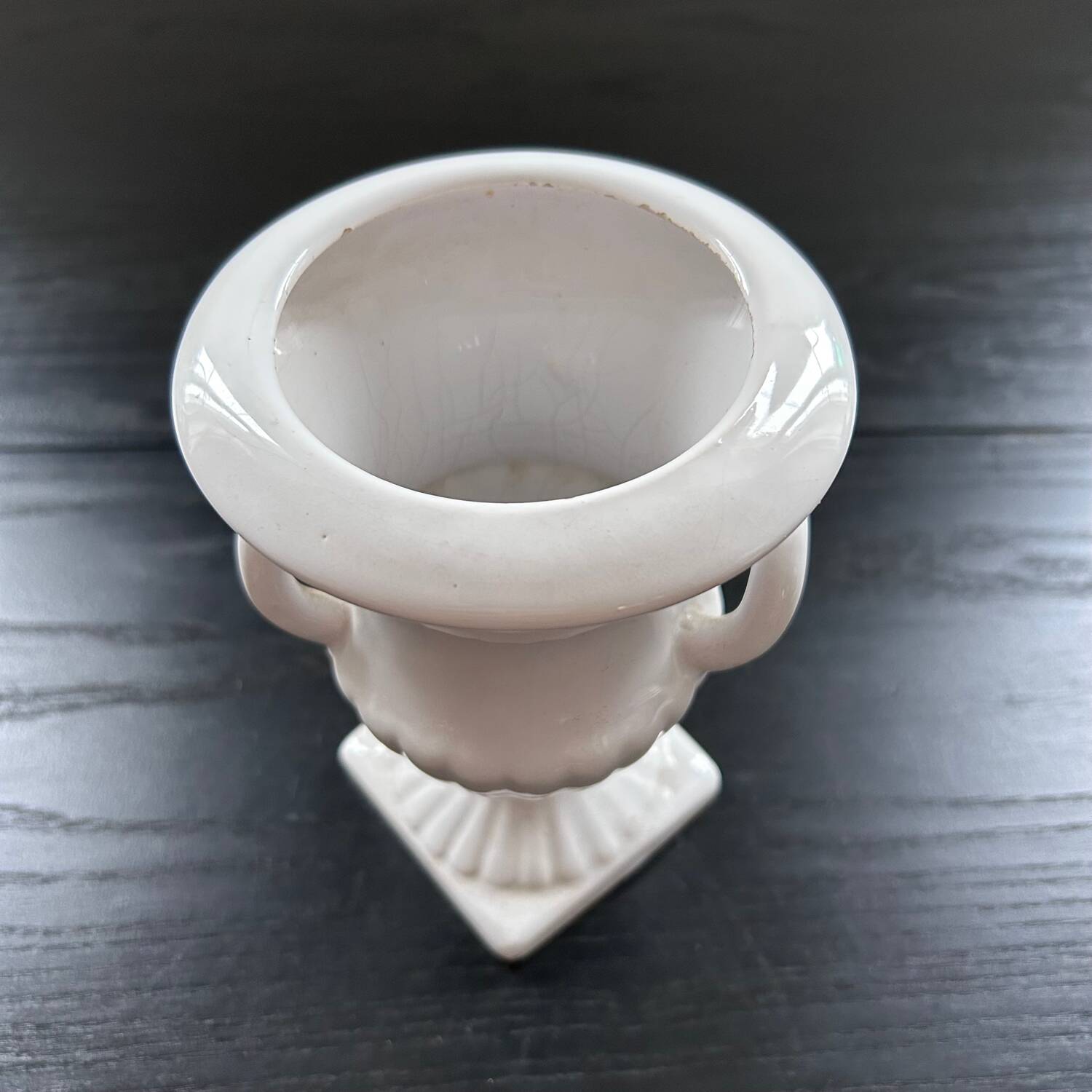 Medici style white vase