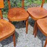 4 "classic" bistro chairs from Horgen-Glarus (Switzerland) 1950s