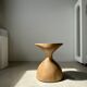 Solid wood sofa end