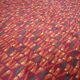 Red Wool Carpet with Original Design, 1960s