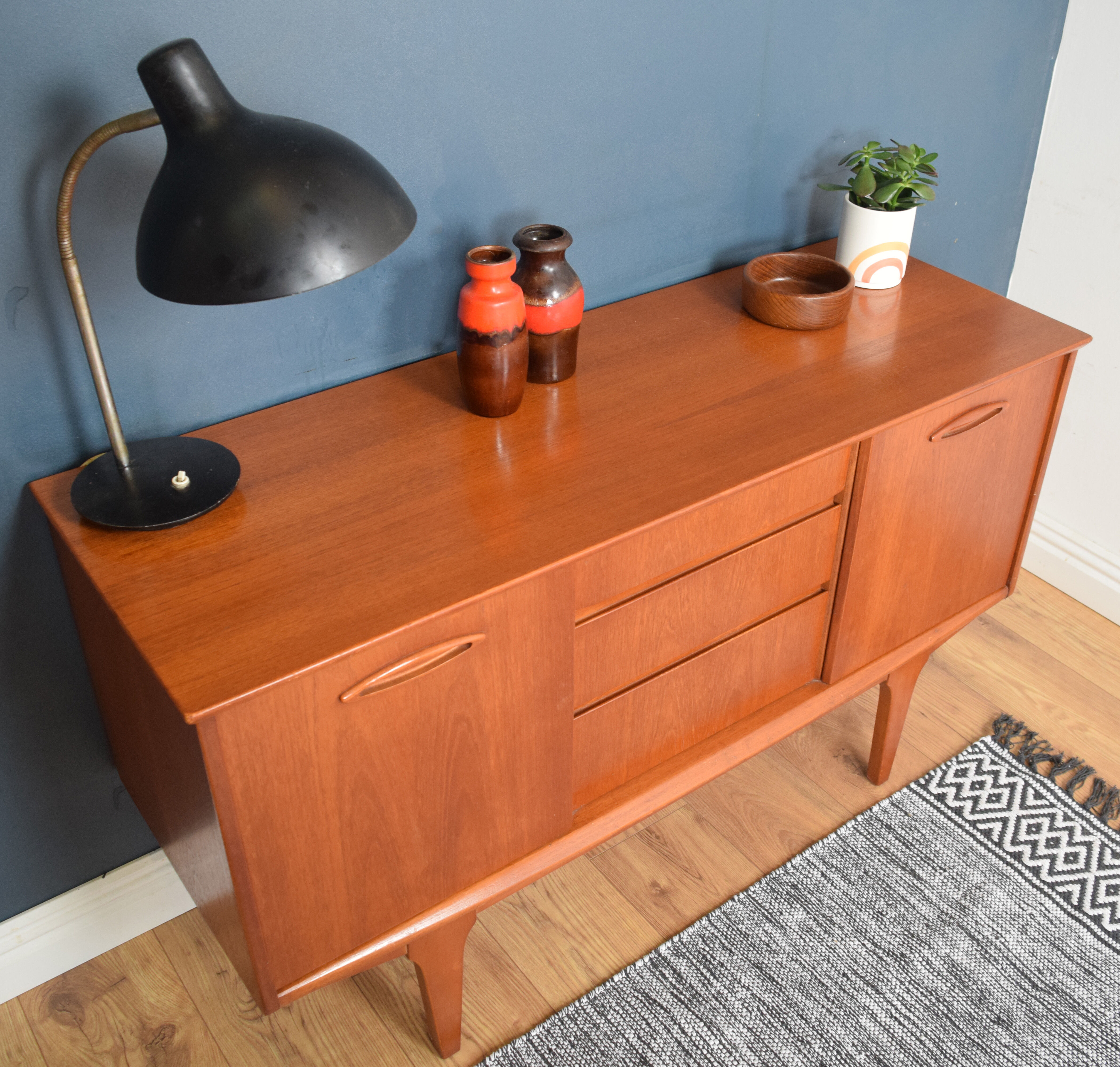 Retro 1960s Jentique Short Teak Sideboard