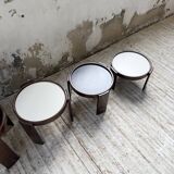 Nido 780 G stackable coffee tables. Frattini for Cassina