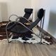 Paire de fauteuils "Omega" en chrome et cuir, Habitat, 1980