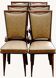 Lot of 6 vintage chairs