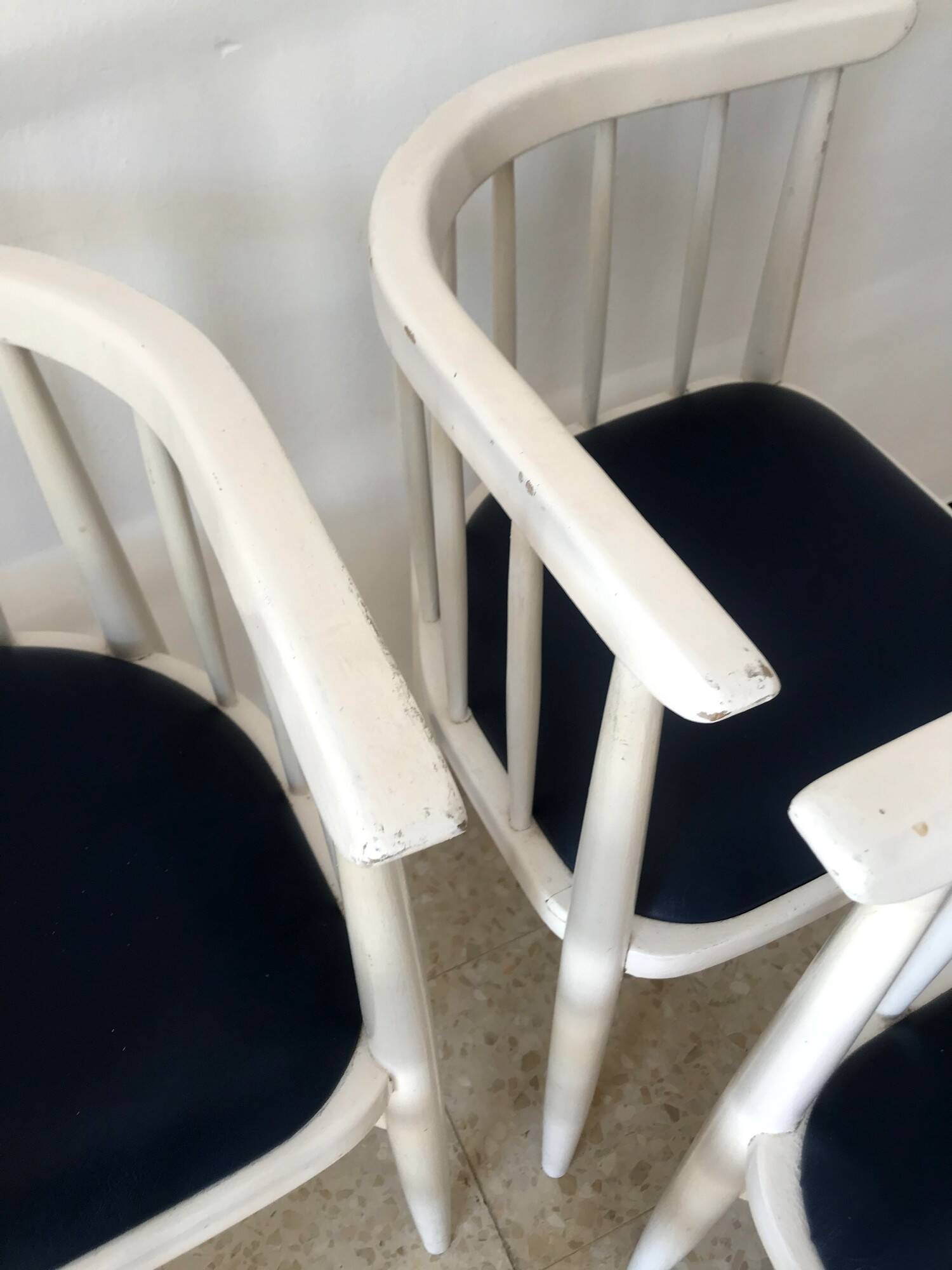 Vintage Thonet table and chairs from the 60s