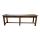 Table de ferme, drapière en noyer, 1900