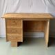 Vintage Burac desk from the 50s in renovated wood