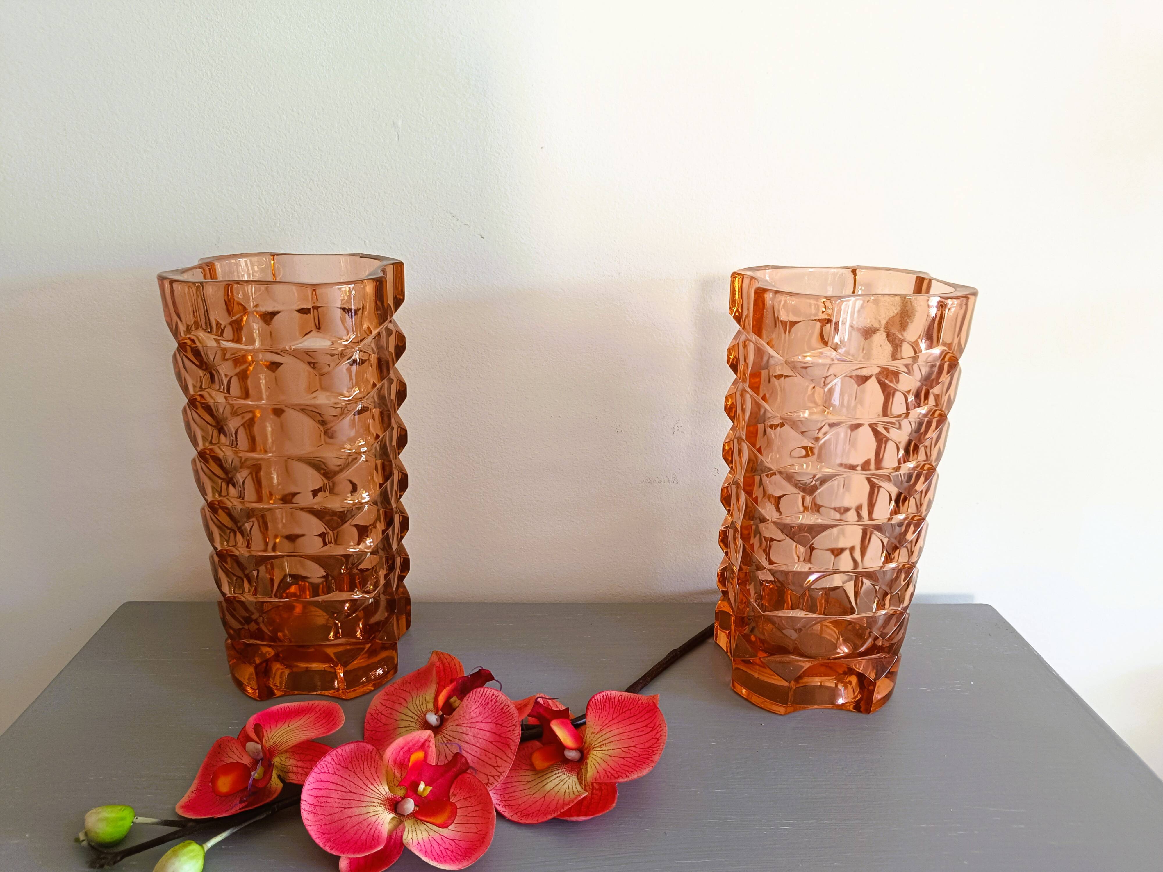 Paire de vases vintage modèle Windsor