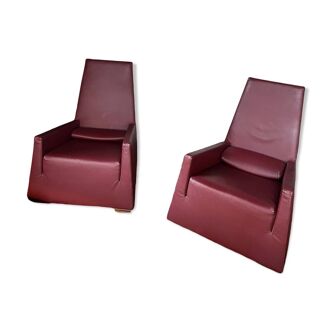 Pair of contemporary jul armchairs
