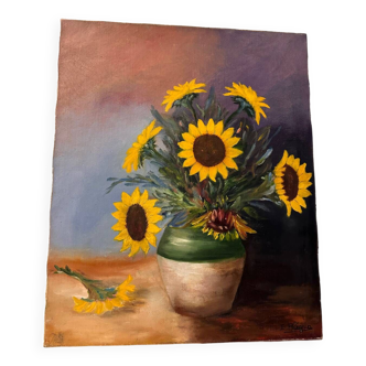 Peinture tournesol