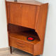 Scandinavian corner unit in teak, Danish design