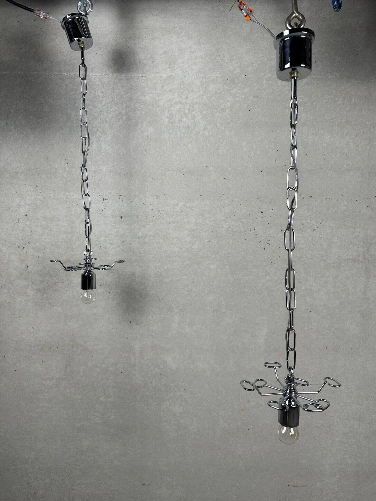 2x lustres vintage Mazzega en 'verre fondu' – Murano