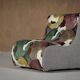Italian modular sofa (1970) in Freedom Flight velvet – 4-piece